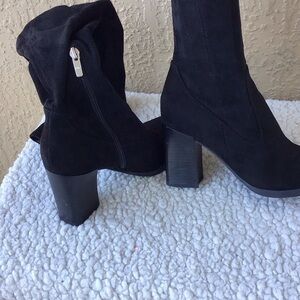Marc Fisher Black Heeled Boots
